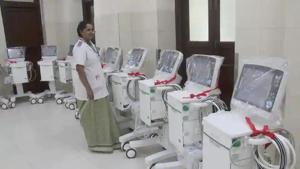 The device has the potential of meeting the huge demand for ventilators in the country and abroad.(HT File Photo)