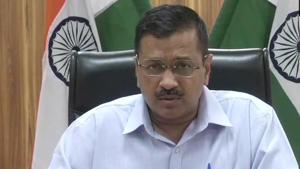 In the online briefing, Delhi CM Kejriwal said 21 areas had been identified as containment zones in the national capital and people were not being allowed to enter or exit these areas.(ANI PHOTO.) In the online briefing, Delhi CM Kejriwal said 21 areas had been identified as containment zones in the national capital and people were not being allowed to enter or exit these areas.(ANI PHOTO.)