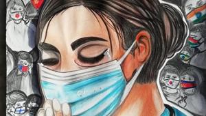 While doctors may be a subject of many artworks these days, many doctors themselves are turning to art for its therapeutic effects.(Muskan Sharma) While doctors may be a subject of many artworks these days, many doctors themselves are turning to art for its therapeutic effects.(Muskan Sharma)
