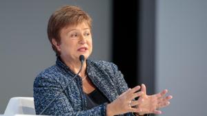 Kristalina Georgieva, managing director of the International Monetary Fund (IMF) said that coronavirus has disrupted the social and economic order at lightning speed and on a scale that has never been seen in living memory.(Bloomberg file photo) Kristalina Georgieva, managing director of the International Monetary Fund (IMF) said that coronavirus has disrupted the social and economic order at lightning speed and on a scale that has never been seen in living memory.(Bloomberg file photo)