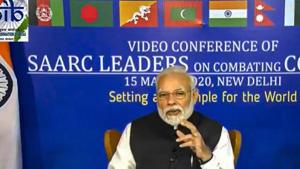 India’s decision of keeping control of activities that emerged from the video conference of SAARC leaders, which was convened by Prime Minister Narendra Modi on March 15, had helped New Delhi move faster on Covid-19-related matters.(PTI PHOTO.) India’s decision of keeping control of activities that emerged from the video conference of SAARC leaders, which was convened by Prime Minister Narendra Modi on March 15, had helped New Delhi move faster on Covid-19-related matters.(PTI PHOTO.)