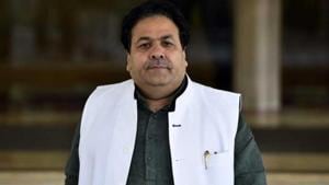 File image of Rajeev Shukla.(PTI) File image of Rajeev Shukla.(PTI)