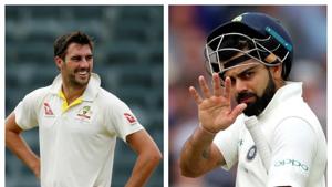 File image of Pat Cummins and Virat Kohli.(File) File image of Pat Cummins and Virat Kohli.(File)