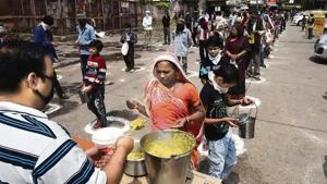 Around 6,000 meals have been distributed to date.(HT file/Representational image) Around 6,000 meals have been distributed to date.(HT file/Representational image)