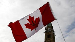 A Canadian flag with a marijuana leaf on it is seen during the annual 4/20 marijuana rally on Parliament Hill in Ottawa, Ontario, Canada, April 20, 2017.(REUTERS) A Canadian flag with a marijuana leaf on it is seen during the annual 4/20 marijuana rally on Parliament Hill in Ottawa, Ontario, Canada, April 20, 2017.(REUTERS)