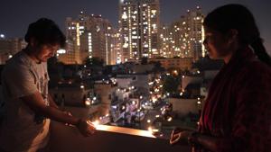 People light lamps in a show of solidarity during the fight against Covid-19, in New Delhi on April 5.(Sanchit Khanna/HT Photo) People light lamps in a show of solidarity during the fight against Covid-19, in New Delhi on April 5.(Sanchit Khanna/HT Photo)