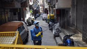 There are in total 22 hot spots in the district.(Ajay Aggarwal/ HT photo) There are in total 22 hot spots in the district.(Ajay Aggarwal/ HT photo)