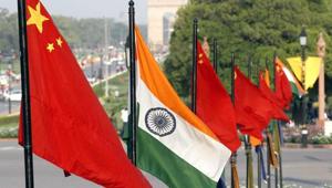 National-Flag-of-China-and-India-at-Vijay-Chowk-on-Rajpath-ahead-of-the-arrival-of-Xi-Jinping-President-of-China-to-the-capital-in-New-Delhi-(Arvind Yadav/HT File Photo) National-Flag-of-China-and-India-at-Vijay-Chowk-on-Rajpath-ahead-of-the-arrival-of-Xi-Jinping-President-of-China-to-the-capital-in-New-Delhi-(Arvind Yadav/HT File Photo)