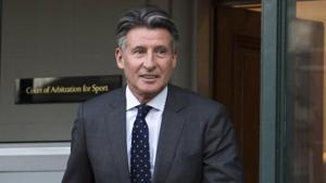 Sebastian Coe leaves the Court of Arbitration for Sport in Lausanne, Switzerland.(AP) Sebastian Coe leaves the Court of Arbitration for Sport in Lausanne, Switzerland.(AP)