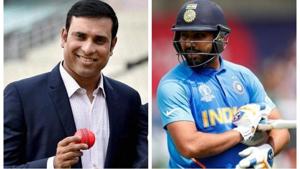 VVS Laxman and Rohit Sharma.(PTI/Reuters) VVS Laxman and Rohit Sharma.(PTI/Reuters)