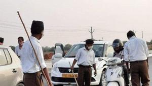 The pictures were posted by Friends of RSS from its Twitter handle. The pictures were posted by Friends of RSS from its Twitter handle.