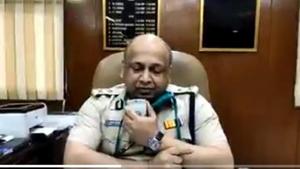 Vivek Sharma’s message came on a day when officials said two more people tested positive for the coronavirus infection in Indore .(ANI Screengrab)