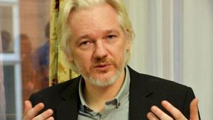 WikiLeaks founder Julian Assange gestures during a news conference at the Ecuadorian embassy in central London, Britain, on August 18, 2014. ()(Reuters File Photo) WikiLeaks founder Julian Assange gestures during a news conference at the Ecuadorian embassy in central London, Britain, on August 18, 2014. ()(Reuters File Photo)