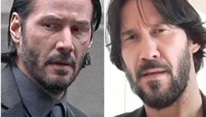 Keanu Reeves and his Brazilian doppelganger. Keanu Reeves and his Brazilian doppelganger.