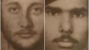 Anupam Kher and Satish Kaushik are unrecognisable in throwback photo. Anupam Kher and Satish Kaushik are unrecognisable in throwback photo.