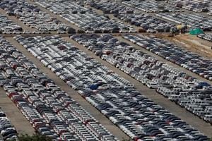 Cars are seen parked at Maruti Suzuki's plant at Manesar, in the northern state of Haryana, India, August 11, 2019.(File photo: Reuters) Cars are seen parked at Maruti Suzuki's plant at Manesar, in the northern state of Haryana, India, August 11, 2019.(File photo: Reuters)