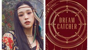 Doesn't K-pop idol Gahyeon’s outfit feel inspired by Dreamcatcher’s album cover?(Photo collage:Instagram/Facebook/Dreamcatcher) Doesn't K-pop idol Gahyeon’s outfit feel inspired by Dreamcatcher’s album cover?(Photo collage:Instagram/Facebook/Dreamcatcher)