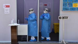 While the medical side defends with what they have, the research side must support it. Aim for treatment, vaccines(Sanchit Khanna/HT PHOTO) While the medical side defends with what they have, the research side must support it. Aim for treatment, vaccines(Sanchit Khanna/HT PHOTO)