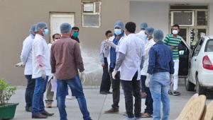 Chinese companies have been contracted for nearly 15 million personal protective equipment (PPE) kits comprising gowns, gloves, masks and goggles(Photo By Sakib Ali /Hindustan Times) Chinese companies have been contracted for nearly 15 million personal protective equipment (PPE) kits comprising gowns, gloves, masks and goggles(Photo By Sakib Ali /Hindustan Times)