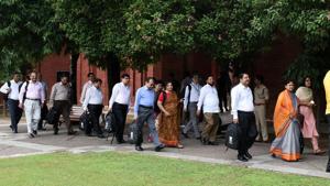In addition to 28 officers empanelled as secretary or secretary equivalent, six officers were empanelled as secretary equivalent.(HT file photo. Representative Image) In addition to 28 officers empanelled as secretary or secretary equivalent, six officers were empanelled as secretary equivalent.(HT file photo. Representative Image)