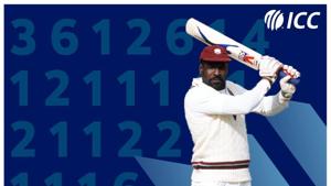 A photograph posted by ICC on the day when Viv Richards hit a 54-ball century in Test cricket.(Twitter/ICC) A photograph posted by ICC on the day when Viv Richards hit a 54-ball century in Test cricket.(Twitter/ICC)