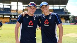 England brothers Tom and Sam Curran.(AFP) England brothers Tom and Sam Curran.(AFP)