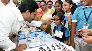 Jagan claimed in the assembly that introducing English medium at the primary level was a revolutionary step in moulding students for the future. (ANI file photo) Jagan claimed in the assembly that introducing English medium at the primary level was a revolutionary step in moulding students for the future. (ANI file photo)