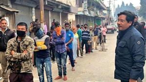 Meghalaya Chief Minister Conrad Sangma appealing to the citizens to maintain social distancing during nationwide lockdown amid the coronavirus pandemic in Shillong.(ANI) Meghalaya Chief Minister Conrad Sangma appealing to the citizens to maintain social distancing during nationwide lockdown amid the coronavirus pandemic in Shillong.(ANI)