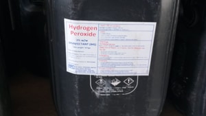 Hydrogen peroxide will now be used as a disinfectant spray by EDMC.(Sourced) Hydrogen peroxide will now be used as a disinfectant spray by EDMC.(Sourced)