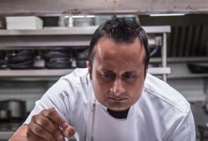 Chef Vikramjit Roy prefers to make his own sauces and condiments in bulk and stores them for use over time Chef Vikramjit Roy prefers to make his own sauces and condiments in bulk and stores them for use over time