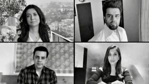 In a video titled Waqt, anchors Mini Mathur, Maniesh Paul, Sophie Choudry, Cyrus Sahukar, Hussain Kuwajerwala, Shailesh Lodha, Kubbra Sait and Sunil Grover share a message – value time.(Instagram) In a video titled Waqt, anchors Mini Mathur, Maniesh Paul, Sophie Choudry, Cyrus Sahukar, Hussain Kuwajerwala, Shailesh Lodha, Kubbra Sait and Sunil Grover share a message – value time.(Instagram)