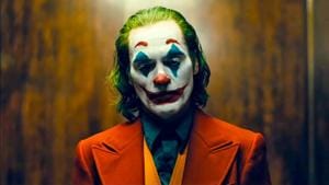 Joaquin Phoenix as the Joker. Joaquin Phoenix as the Joker.