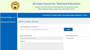 AICTE Vishwakarma Awards 2020. (Screengrab) AICTE Vishwakarma Awards 2020. (Screengrab)