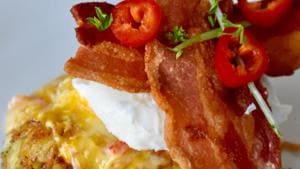The No. 1 dish you shouldn’t order for delivery is one with eggs, especially if they’re not scrambled and tucked into a bacon, egg, and cheese sandwich. (Representational Image)(Unsplash) The No. 1 dish you shouldn’t order for delivery is one with eggs, especially if they’re not scrambled and tucked into a bacon, egg, and cheese sandwich. (Representational Image)(Unsplash)
