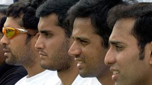 (L to R) Sachin Tendulkar, Sourav Ganguly, Rahul Dravid and VVS Laxman.(Twitter) (L to R) Sachin Tendulkar, Sourav Ganguly, Rahul Dravid and VVS Laxman.(Twitter)