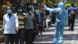 The number of districts where no Covid-19 case has been reported in the last 14 days has increased to 59. Goa is now Covid-19 free.(RAJ K RAJ/HT PHOTO.) The number of districts where no Covid-19 case has been reported in the last 14 days has increased to 59. Goa is now Covid-19 free.(RAJ K RAJ/HT PHOTO.)