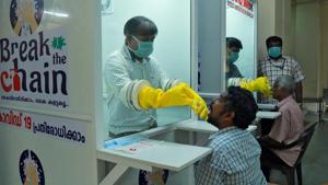 CM Pinarayi Vijayan said all the new cases were reported from Kannur in north Kerala, one of the four districts in the red zone. Out of 408 total cases, 286 have been discharged and 46,323 people are under observation in the state.(REUTERS PHOTO.) CM Pinarayi Vijayan said all the new cases were reported from Kannur in north Kerala, one of the four districts in the red zone. Out of 408 total cases, 286 have been discharged and 46,323 people are under observation in the state.(REUTERS PHOTO.)