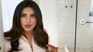 Priyanka Chopra shared a video of her making a DIY hair mask.