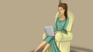A work-from-home attire sketch by designer Shruti Sancheti A work-from-home attire sketch by designer Shruti Sancheti