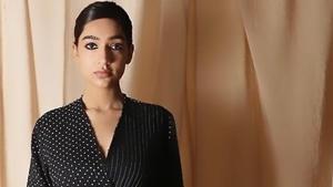 Model in an Abraham & Thakore upcycled jacket.(Instagram) Model in an Abraham & Thakore upcycled jacket.(Instagram)