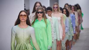 Creation by designer Roberta Einer at London Fashion Week Creation by designer Roberta Einer at London Fashion Week