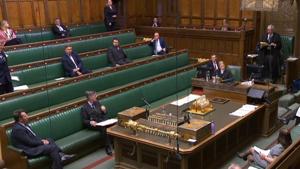 A video grab from footage broadcast by the UK Parliament's Parliamentary Recording Unit (PRU) shows Members of Parliament sitting in the Chamber in the House of Commons, in London on April 21, 2020, where social distancing measures have been put in place due to the novel coronavirus COVID-19 pandemic.(AFP) A video grab from footage broadcast by the UK Parliament's Parliamentary Recording Unit (PRU) shows Members of Parliament sitting in the Chamber in the House of Commons, in London on April 21, 2020, where social distancing measures have been put in place due to the novel coronavirus COVID-19 pandemic.(AFP)