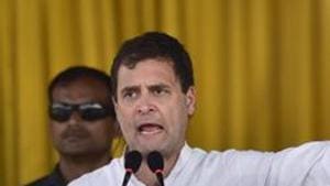 Rahul Gandhi posed the question on oil prices to the government on a day the Brent crude futures price, the international benchmark, for delivery in June fell to as low as $18.10, its lowest since November 2001.(PTI) Rahul Gandhi posed the question on oil prices to the government on a day the Brent crude futures price, the international benchmark, for delivery in June fell to as low as $18.10, its lowest since November 2001.(PTI)