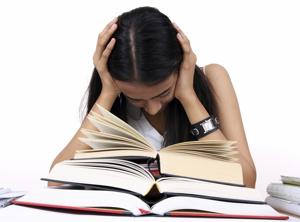 Indian student preparing for exams. Indian student preparing for exams.