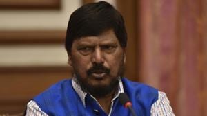 Athawale, who is the Minister of State for Social Justice, resides in Bandra East locality.(Anshuman Poyrekar/HT Photo) Athawale, who is the Minister of State for Social Justice, resides in Bandra East locality.(Anshuman Poyrekar/HT Photo)