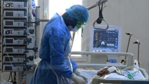 Resident doctors – who get manhandled in hospital emergencies by attendants of patients – across the country have for long been demanding a central law to protect medical staff against violence.(AFP) Resident doctors – who get manhandled in hospital emergencies by attendants of patients – across the country have for long been demanding a central law to protect medical staff against violence.(AFP)