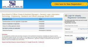 SEBI Grade A Recruitment 2020.(Screengrab) SEBI Grade A Recruitment 2020.(Screengrab)