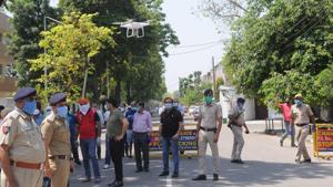 The source of the infection is yet to be determined. One of the persons has a history of travel to Russia, before India imposed a complete ban on international travel on March 22. (Photo by Keshav Singh/Hindustan TimeS) The source of the infection is yet to be determined. One of the persons has a history of travel to Russia, before India imposed a complete ban on international travel on March 22. (Photo by Keshav Singh/Hindustan TimeS)