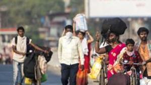 After the lockdown was announced they had no place to live and were not getting any food, the families told the police.. (Representative Image)(Satyabrata Tripathy/HT Photo) After the lockdown was announced they had no place to live and were not getting any food, the families told the police.. (Representative Image)(Satyabrata Tripathy/HT Photo)