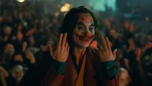 Joaquin Phoenix as Joker, in a still from the film.
